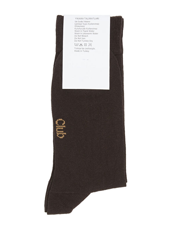 Beymen Club Brown Goose Logo Men's Ankle Socks - 2