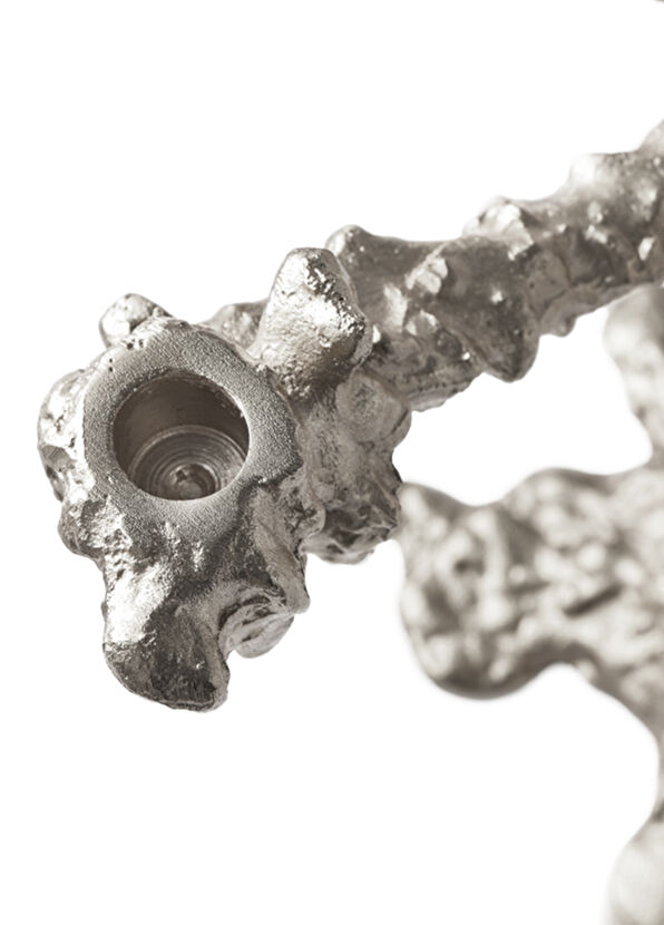 Pols Potten Drip Silver Candlestick - 2