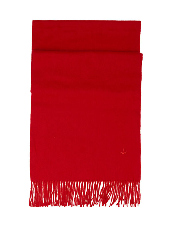 Beymen Club Red Women's Cashmere Scarf - 3