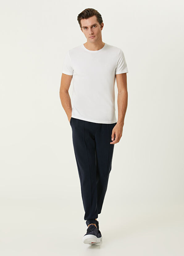 Beymen Club Lacivert Nervürlü Eşofman Altı - 1