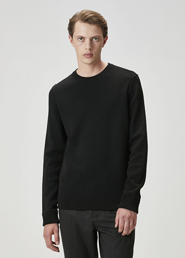 Beymen Club Çizgi Doku Detaylı Kazak - 1