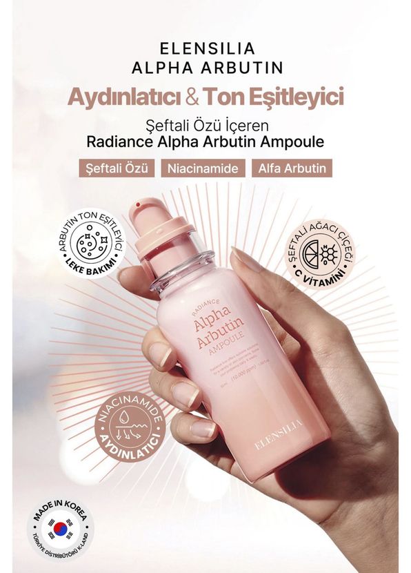Elensilia Radiance Alpha Arbutin Ampoule Brightening Firming Skin Serum 50 ml - 2