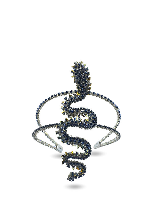 Eli Peacock Medusa Twin Black Women's Hair Band - 1