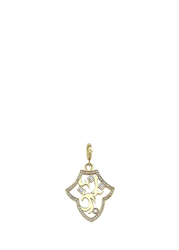 Janset Jewellery J Diamond Women's Charm - 1