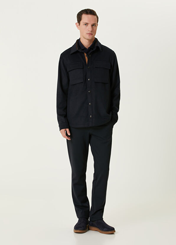 Beymen Club Lacivert Dış Gömlek - 3
