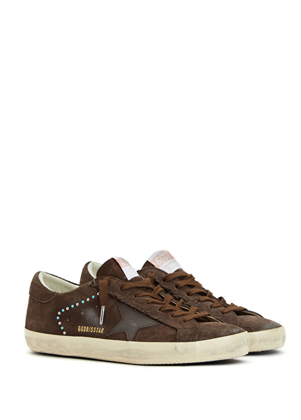 Golden Goose Superstar Brown Men's Leather Sneakers - 2