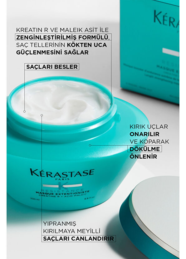 Kerastase Resistance Masque Extentioniste Sağlıklı Görünümlü Uzun Saçlar İçin Saç Maskesi 200 ml - 2