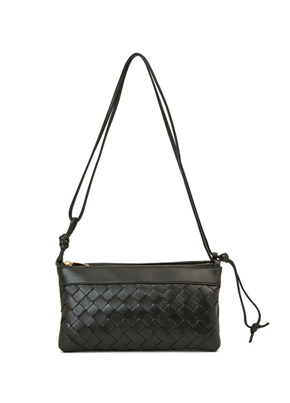 Bottega Veneta Siyah Kadın Deri El Portföyü - 1