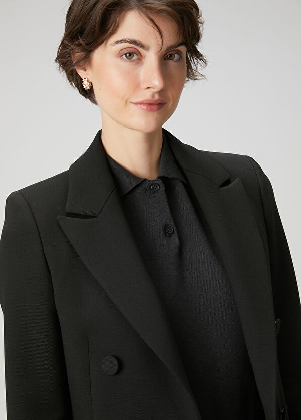 Beymen Club Siyah Kruvaze Ceket - 2