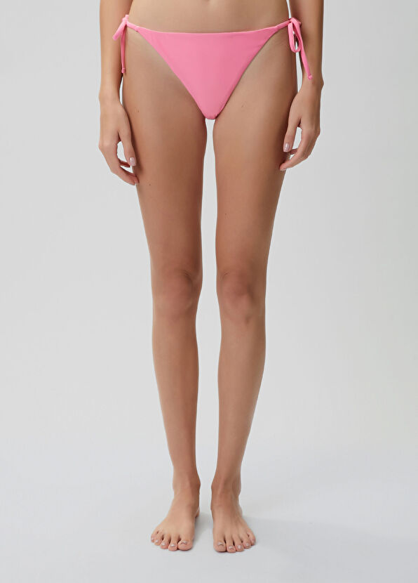 Beymen Club Pink string tie bikini bottoms - 2