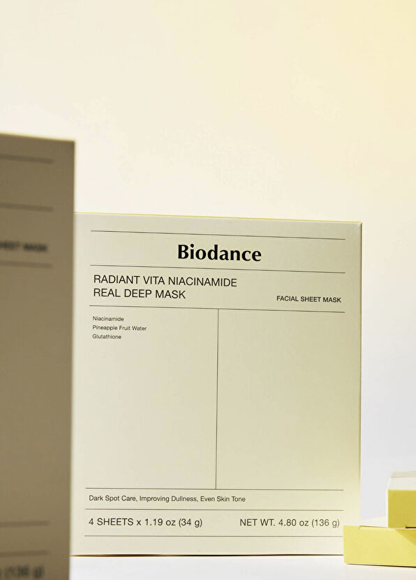 Biodance Radiant Vita Niacinamide Real Deep Aydınlatıcı Yüz Maskesi - 4