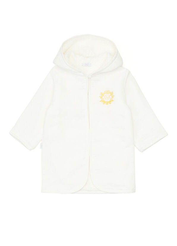 Ola Babies White Bamboo Muslin Children's Bathrobe - 2