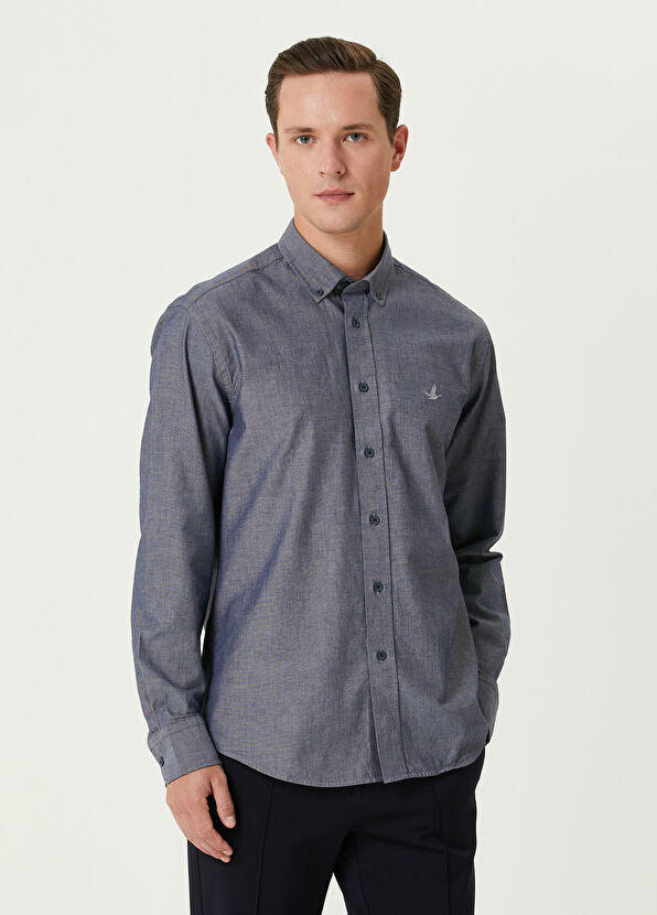 Beymen Club Comfort Fit Mavi Gömlek - 1