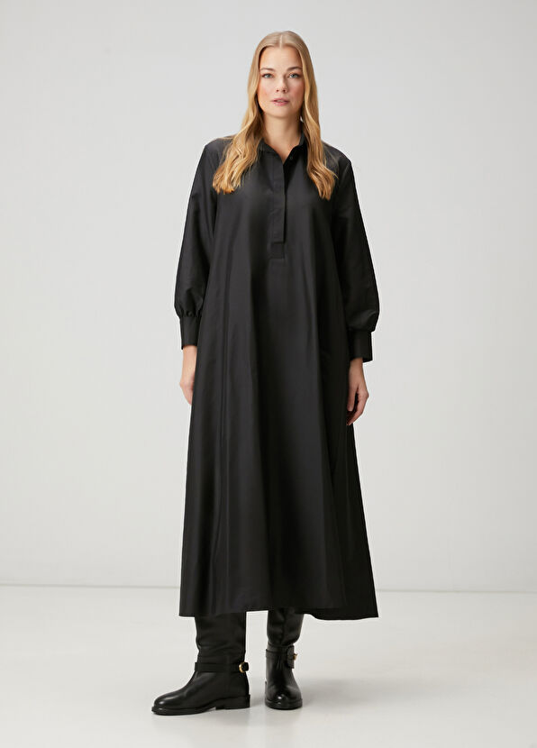 Beymen Club Black Maxi Dress - 1