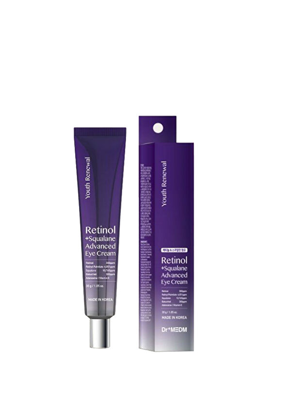 Dermal Dr+MEDM Retinol + Squalane Skin Renewing and Anti-Wrinkle Eye Care Cream 30 g - 1