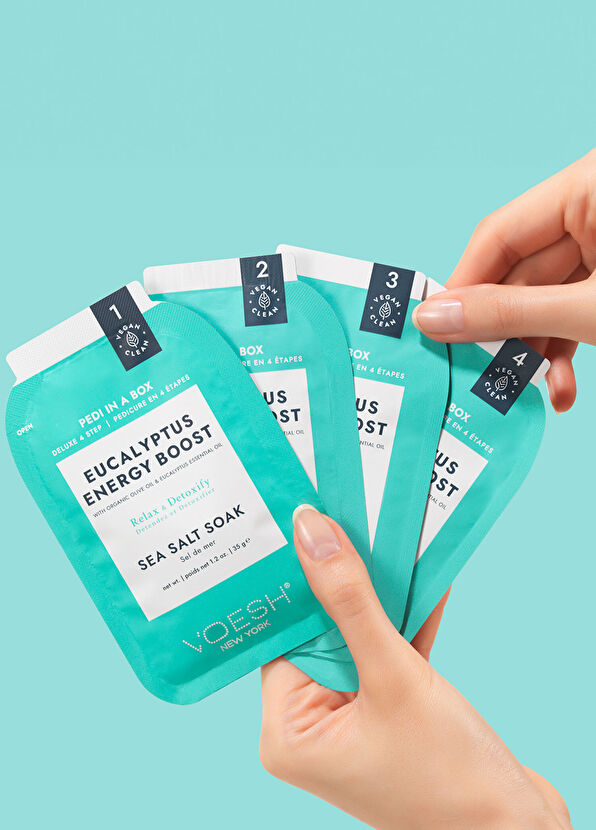Voesh New York Pedi In A Box Deluxe Eucalyptus 4-Step Pedicure Set - 2