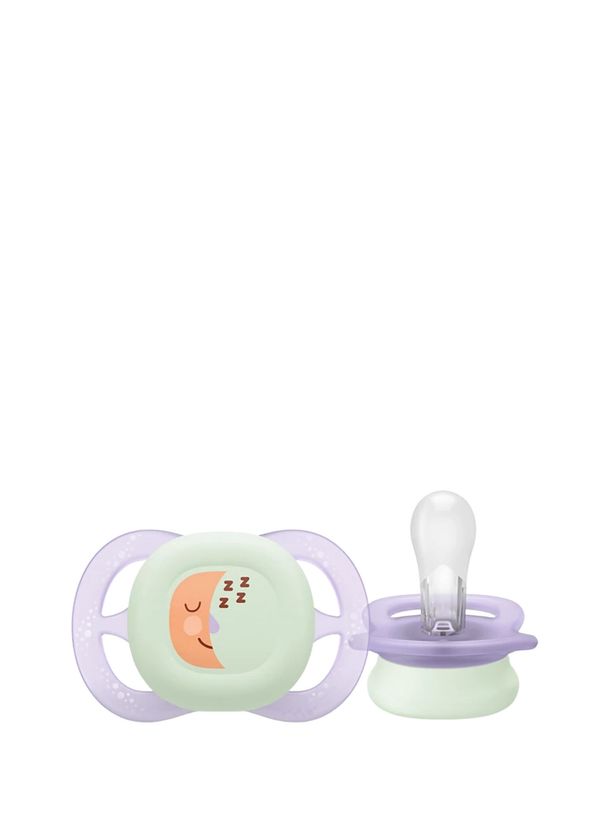 Philips Avent Ultra Start 0-2 Ay Silikon 2'li Gece Emziği - 2
