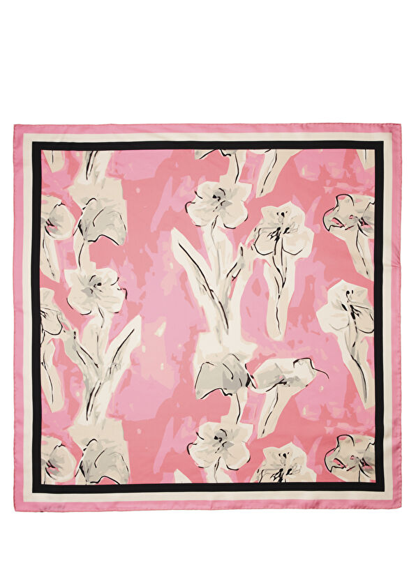 Beymen Club Pembe 90x90 cm İpek Eşarp - 1
