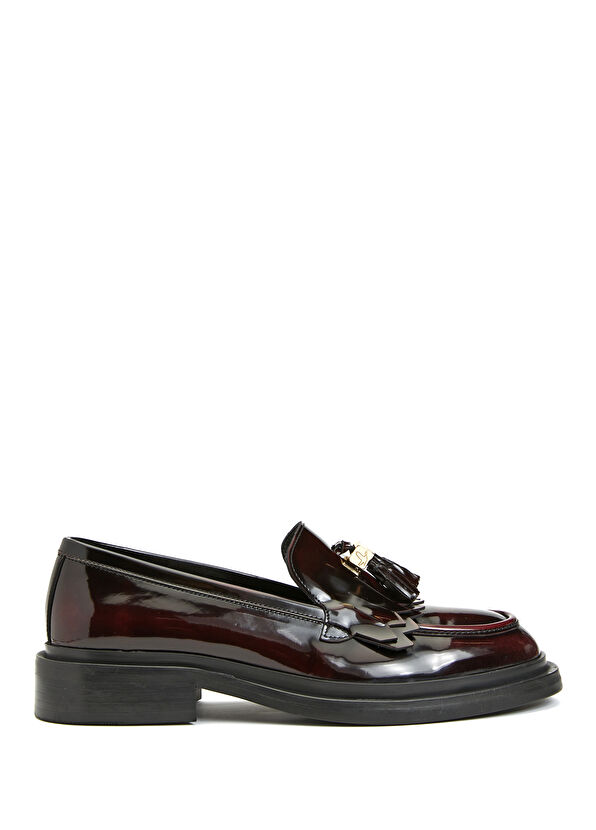 Beymen Club Bordo Kadın Deri Loafer - 1