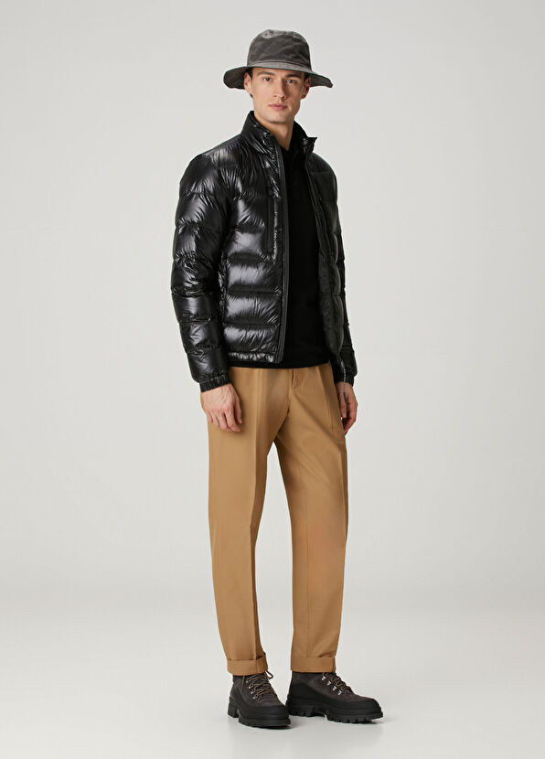 Siyah Puff Mont - Görsel 3