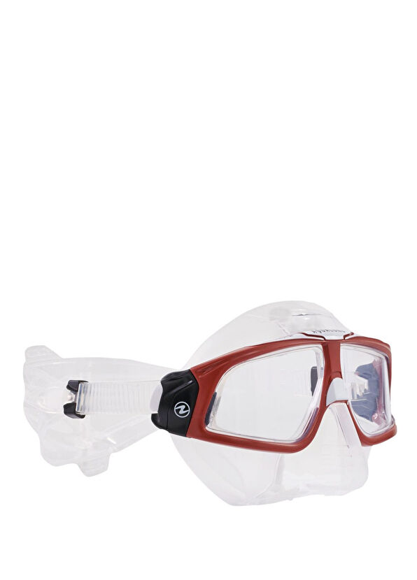 Aqualung Sphera X Transparent Silicone Red Frame Diving Mask - 1