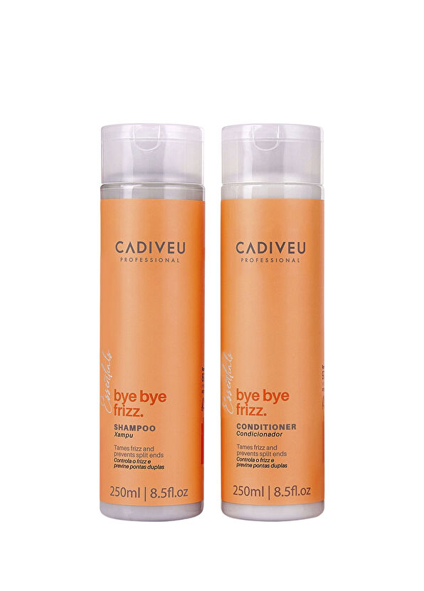 Cadiveu Essentials Bye Bye Frizz Homecare Shampoo 250 ml + Bye Bye Frizz Care Cream 250 ml Hair Care Set - 1