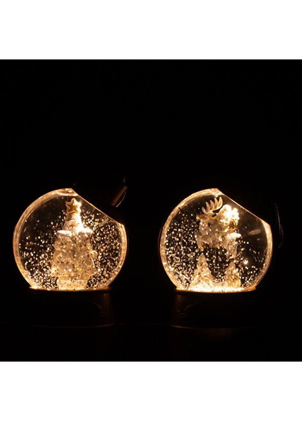 Chakra Lonica Ginger Man Brown Snow Globe - 3