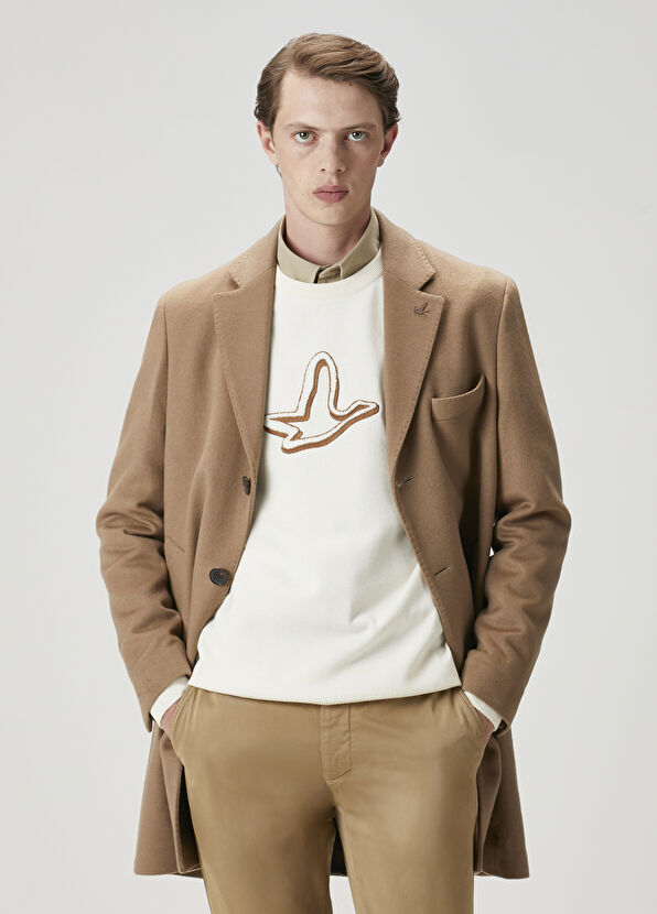 Beymen Club Premium Deve Tüyü Kaşmir Palto - 2