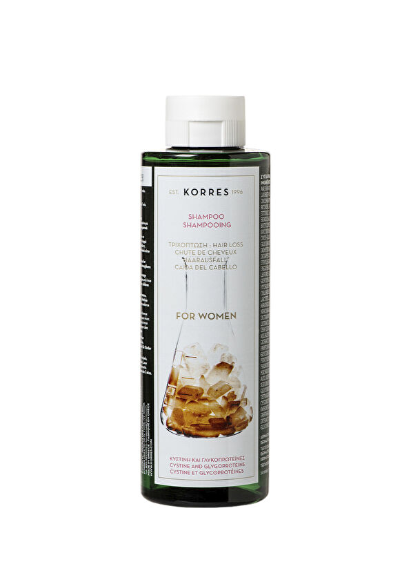 Korres Cystine Glycoprotein Anti Hair Loss Shampoo for Women Anti Shedding Shampoo 250 ml - 1