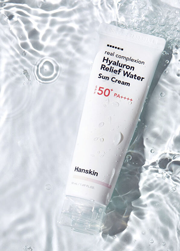 Hanskin Hyaluron Relief Water Sun Cream- SPF50+ Pa++++ Sunscreen for All Skin Types 50 ml - 4