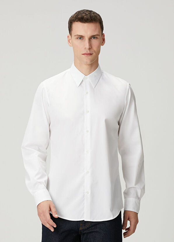 Dries Van Noten Beyaz Gömlek - 1