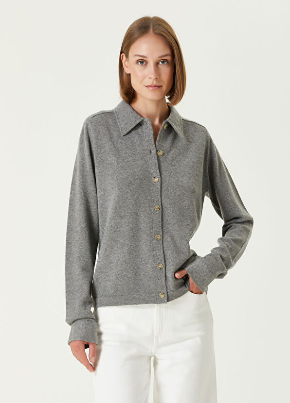 Toteme Gri Kaşmir Hırka - 1