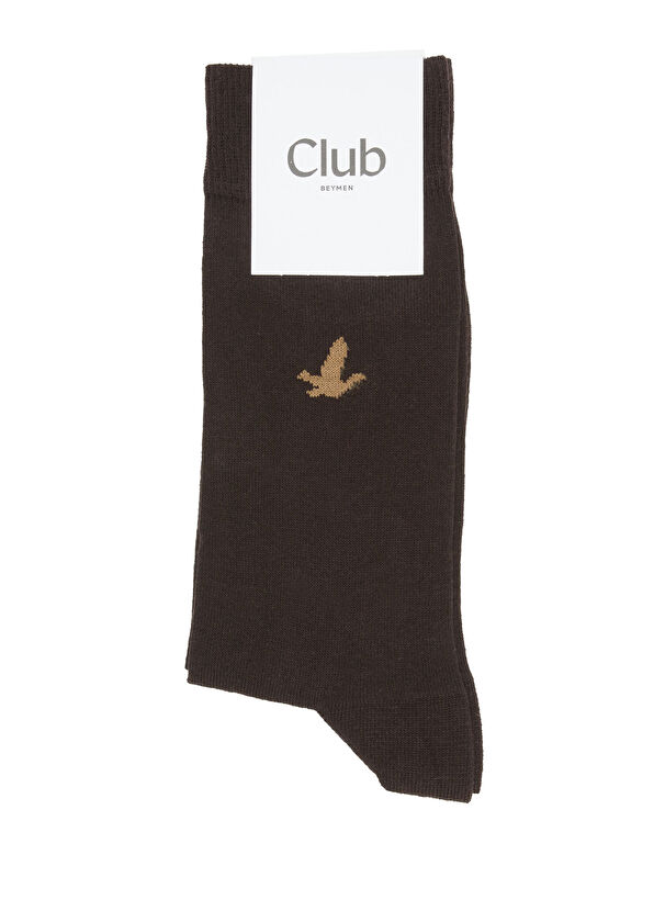 Beymen Club Brown Goose Logo Men's Ankle Socks - 1