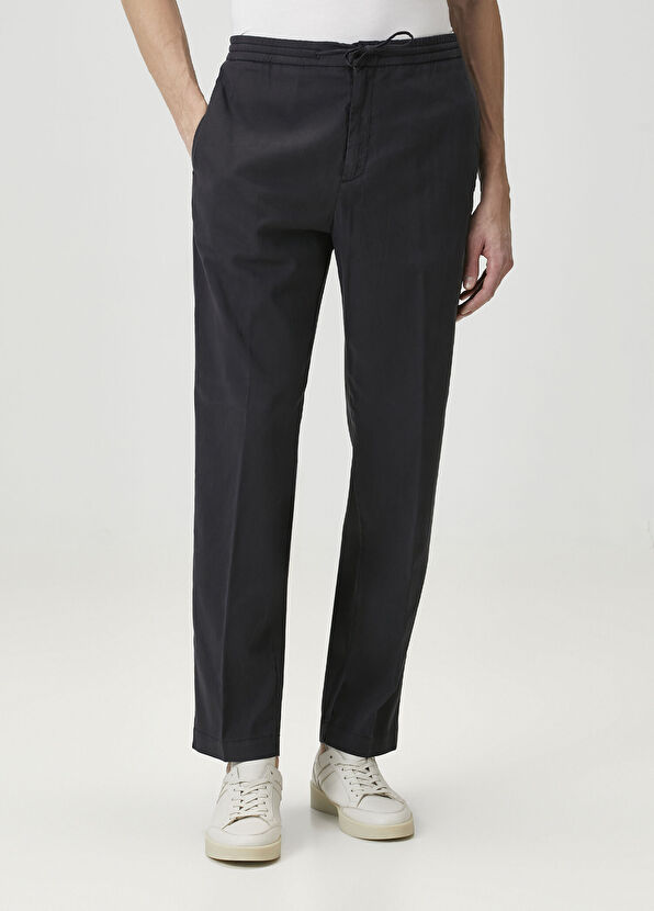 Canali Lacivert Pantolon - 2