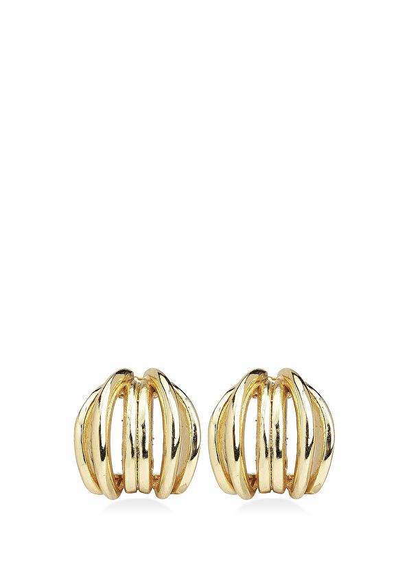 Beymen Club Gold Yarım Ay Formlu Kadın Küpe - 2