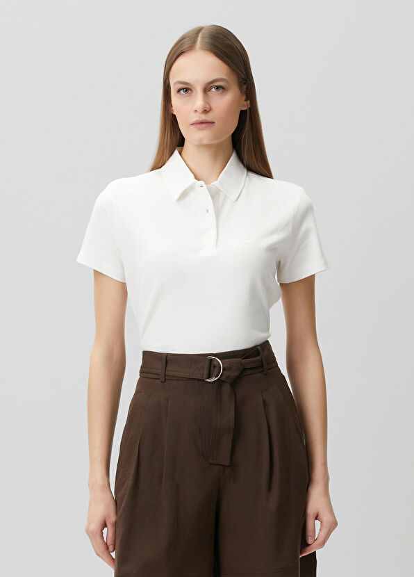 Beymen Club Beyaz Pike Polo T-shirt - 1