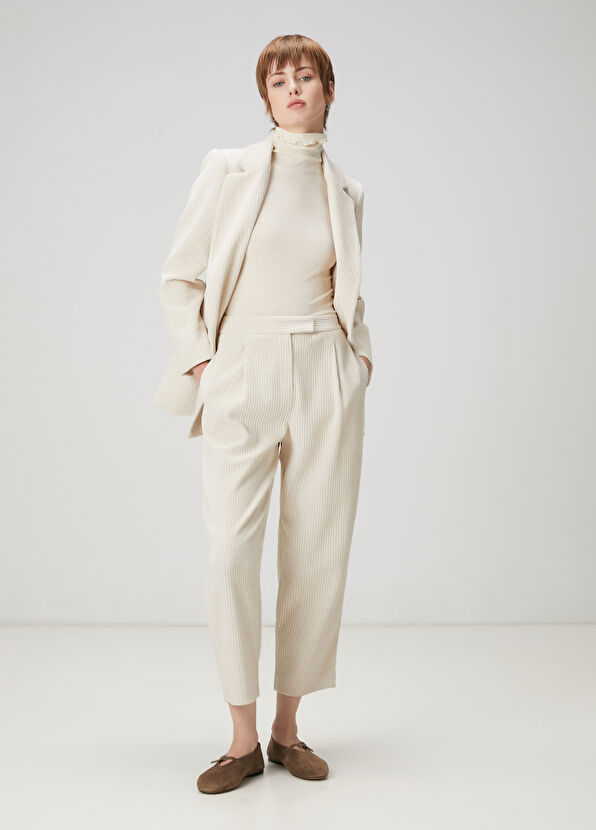 Beymen Club Ecru Carrot Cut Pants - 2