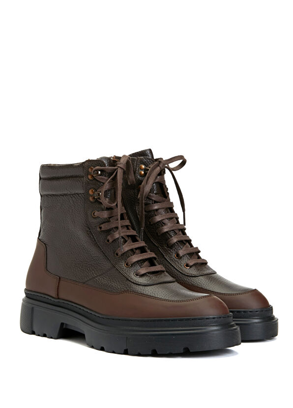 Beymen Club Kahverengi Erkek Deri Bot - 2