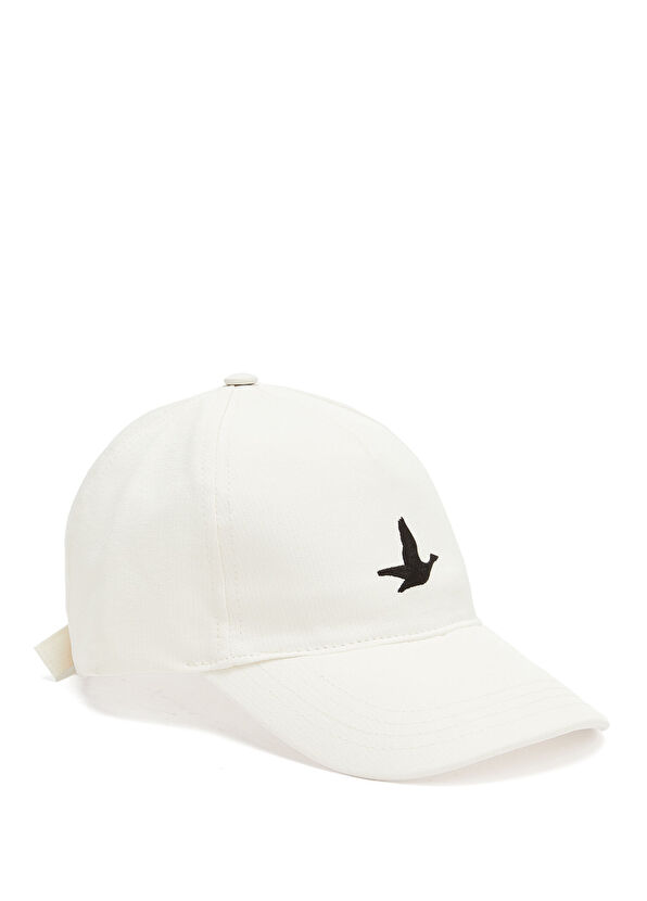 Beymen Club White Logo Detailed Men's Hat - 1