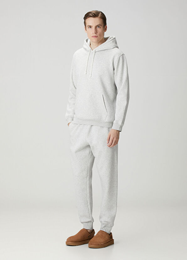 Skims Classic Light Grey Hoodie - 2