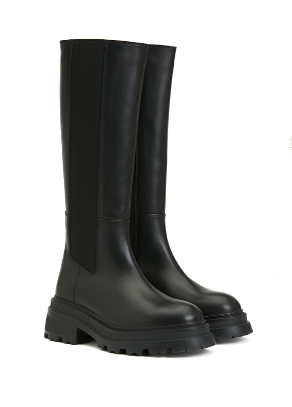 Beymen Club Black Women's Leather Boots - 2