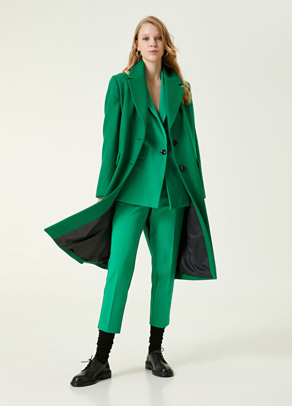 Beymen Club Green One Button Blazer Jacket - 2