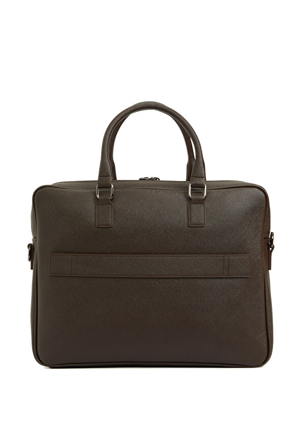 Kahverengi Erkek Laptop Çantası - Görsel 5