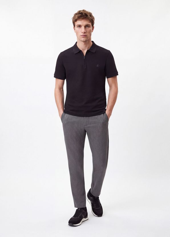 Beymen Club Regular Fit Grey Waist Corded Twill Chino Trousers - 1