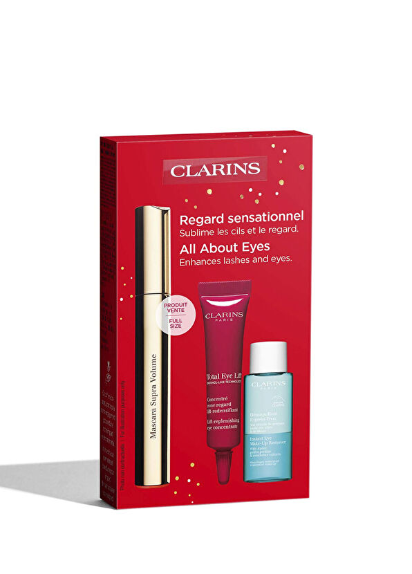 Clarins Supra Volume Maskara Yılbaşı Göz Çevresi Bakım ve Makyaj Seti - 3