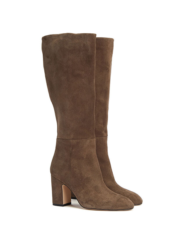 Beymen Club Khaki Women's Suede Boots - 2