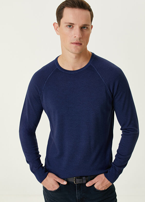Beymen Club Indigo Wool Sweater - 2