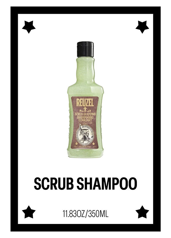 Reuzel Daily Shampoo Daily Shampoo for Men 350 ml + Scrub Shampoo Clarifying Shampoo for Men 350 ml Set of 2 - 2