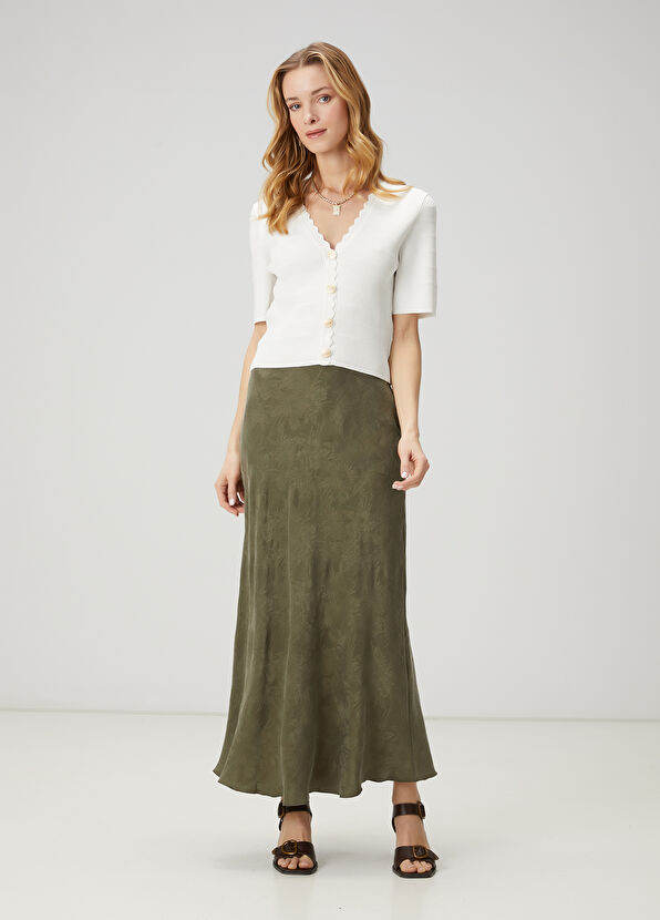 Beymen Club White Rib Short Sleeve Cardigan - 3