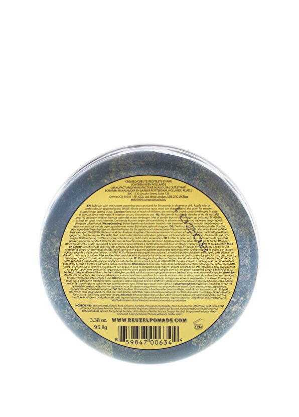 Reuzel Shave Cream Erkekler için Tıraş Kremi 95.8 gr - 2